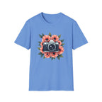 Camera in Poppies T-Shirt