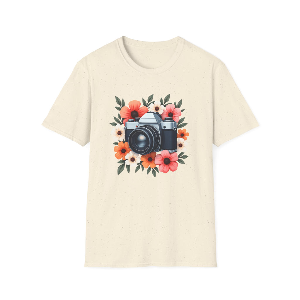Flowers and Camera T-Shirt