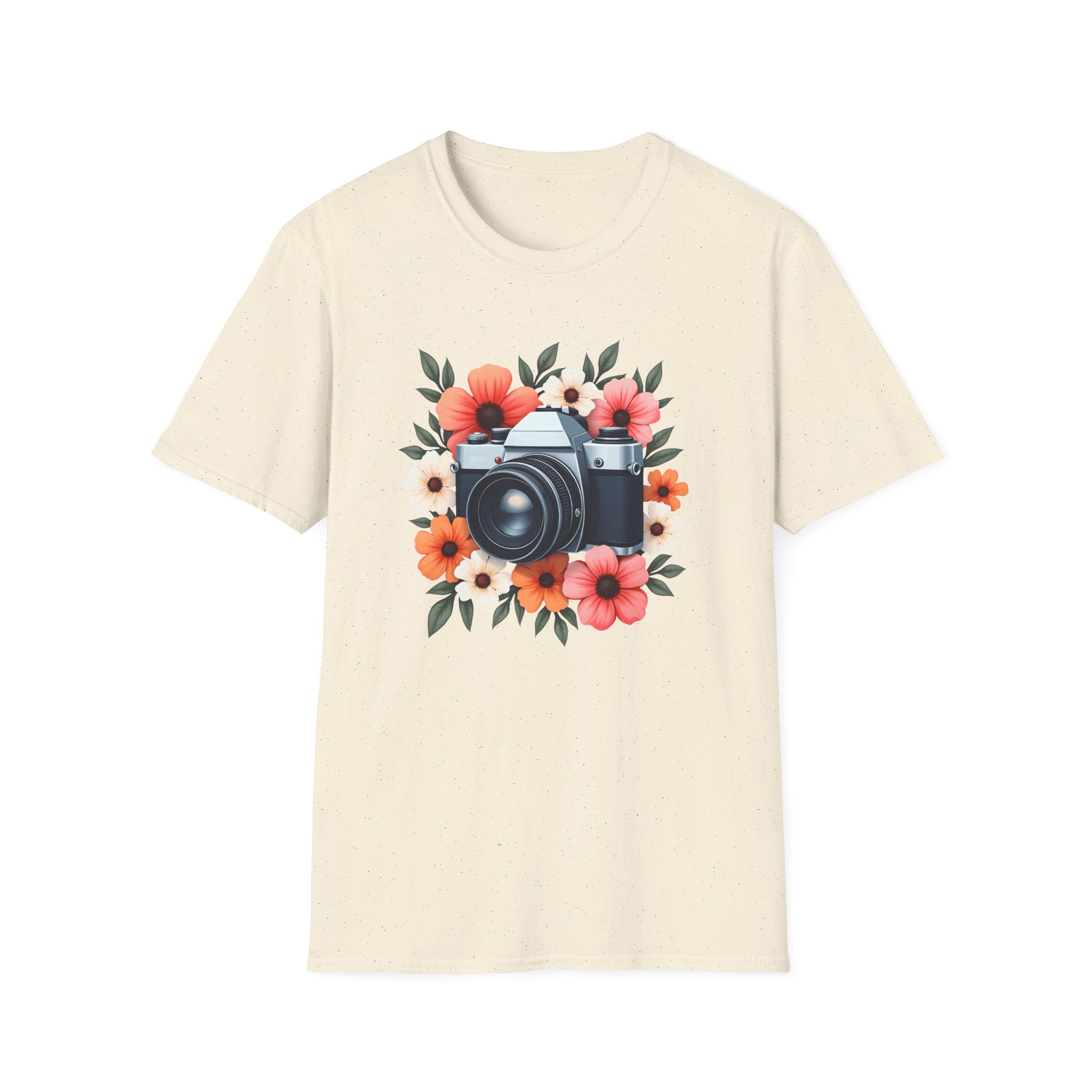 Flowers and Camera T-Shirt