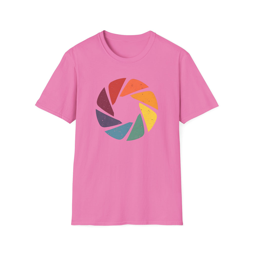 Coloured Camera Aperture T-Shirt