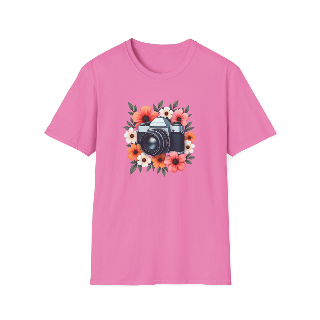 Camera Flowers T-Shirt