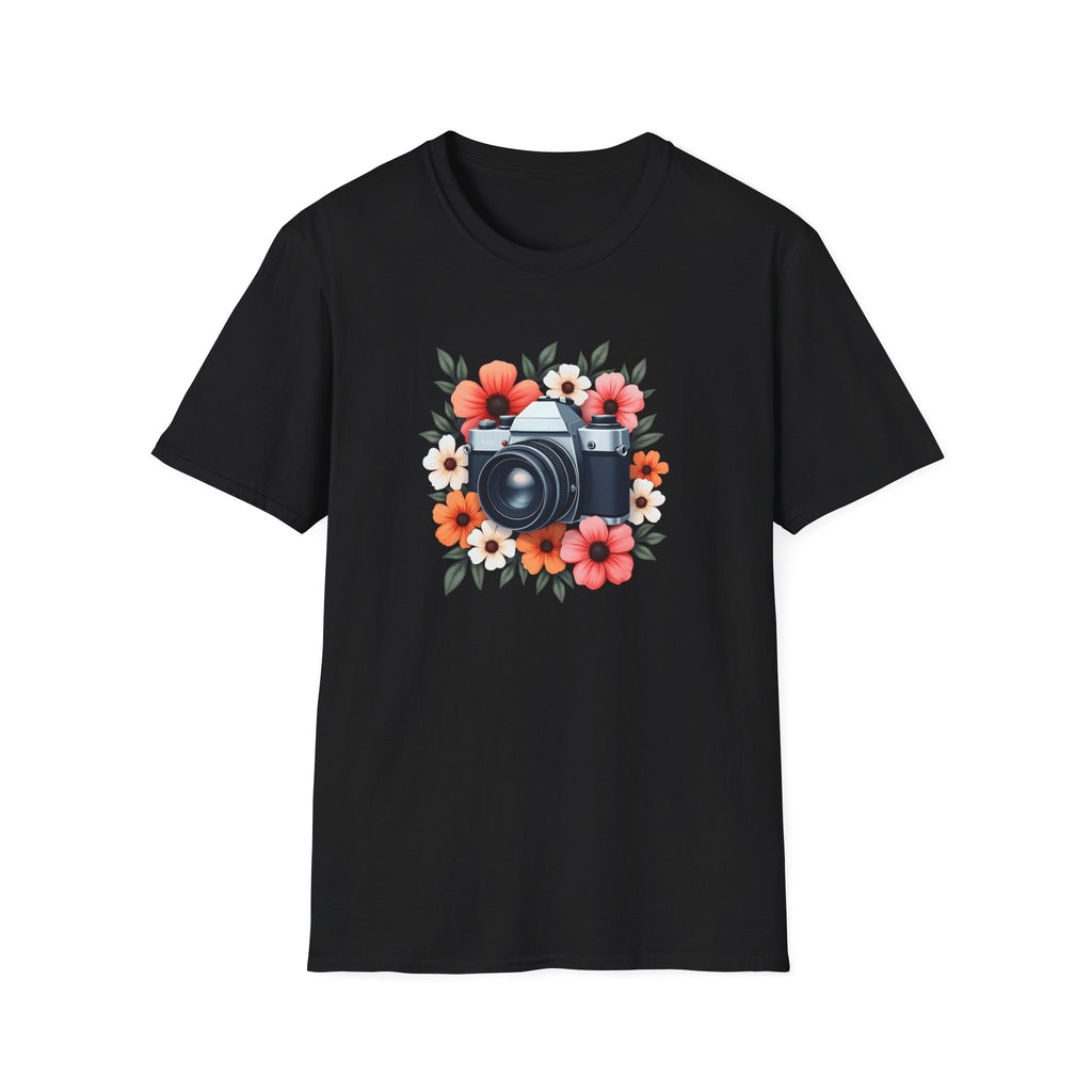 Camera Flowers T-Shirt