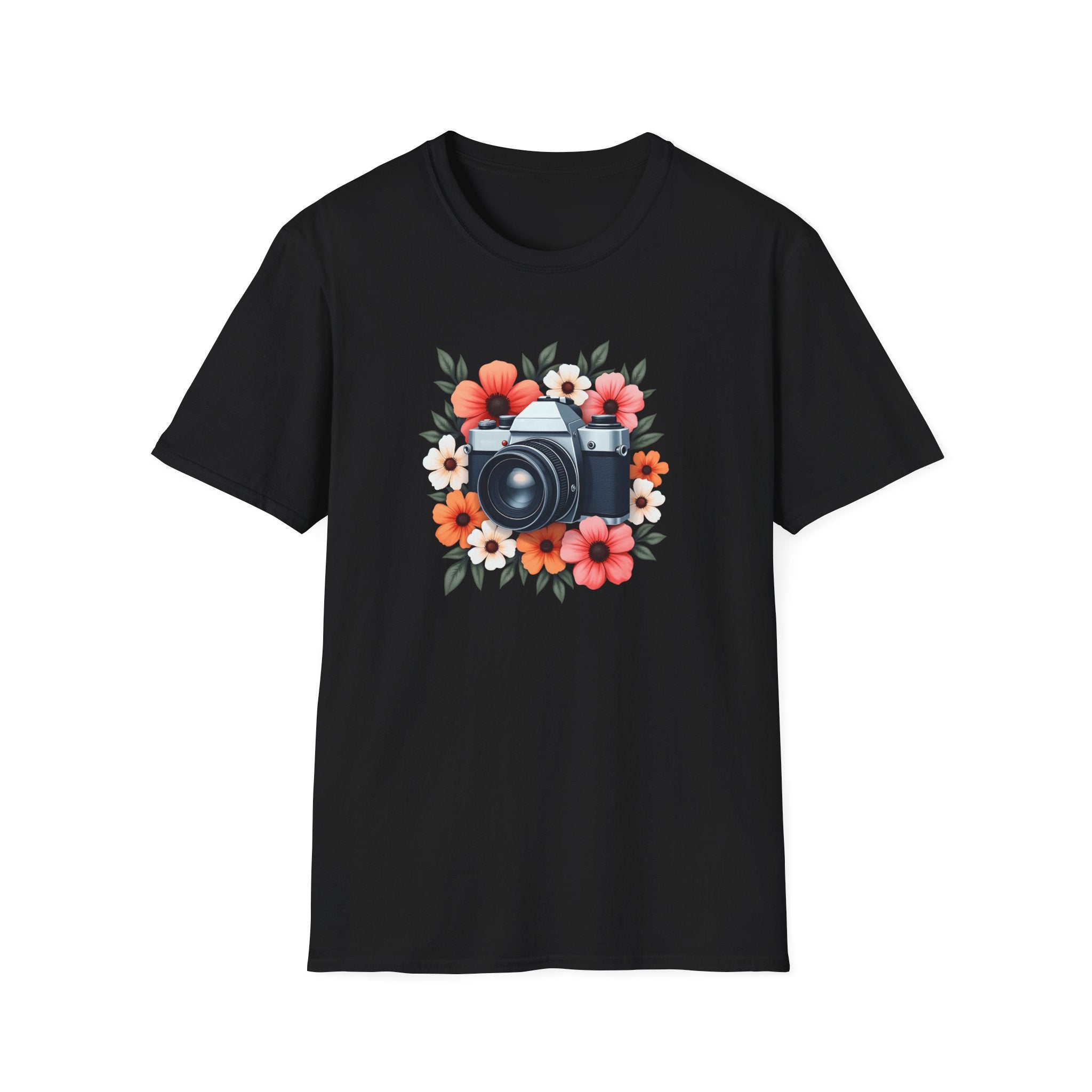 Camera Flowers T-Shirt