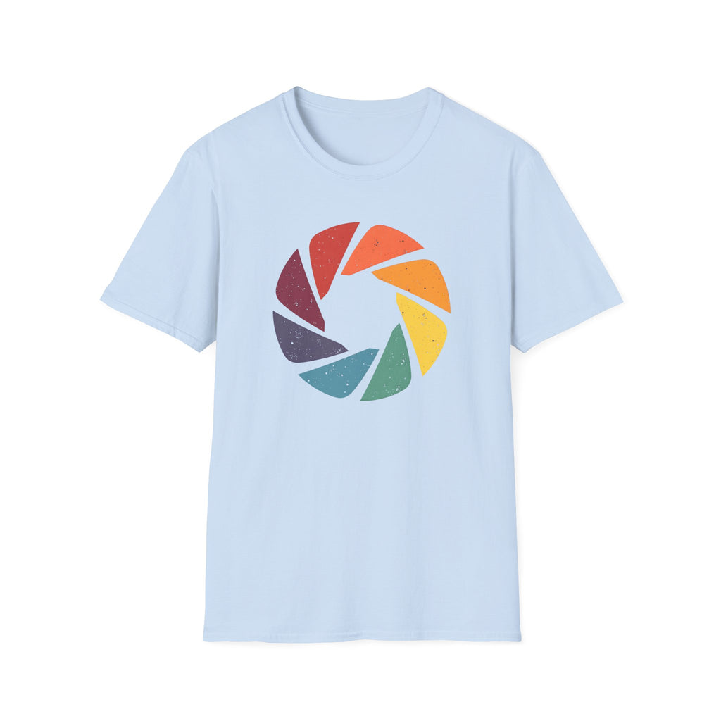 Coloured Camera Aperture T-Shirt