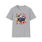 Flowers and Camera T-Shirt