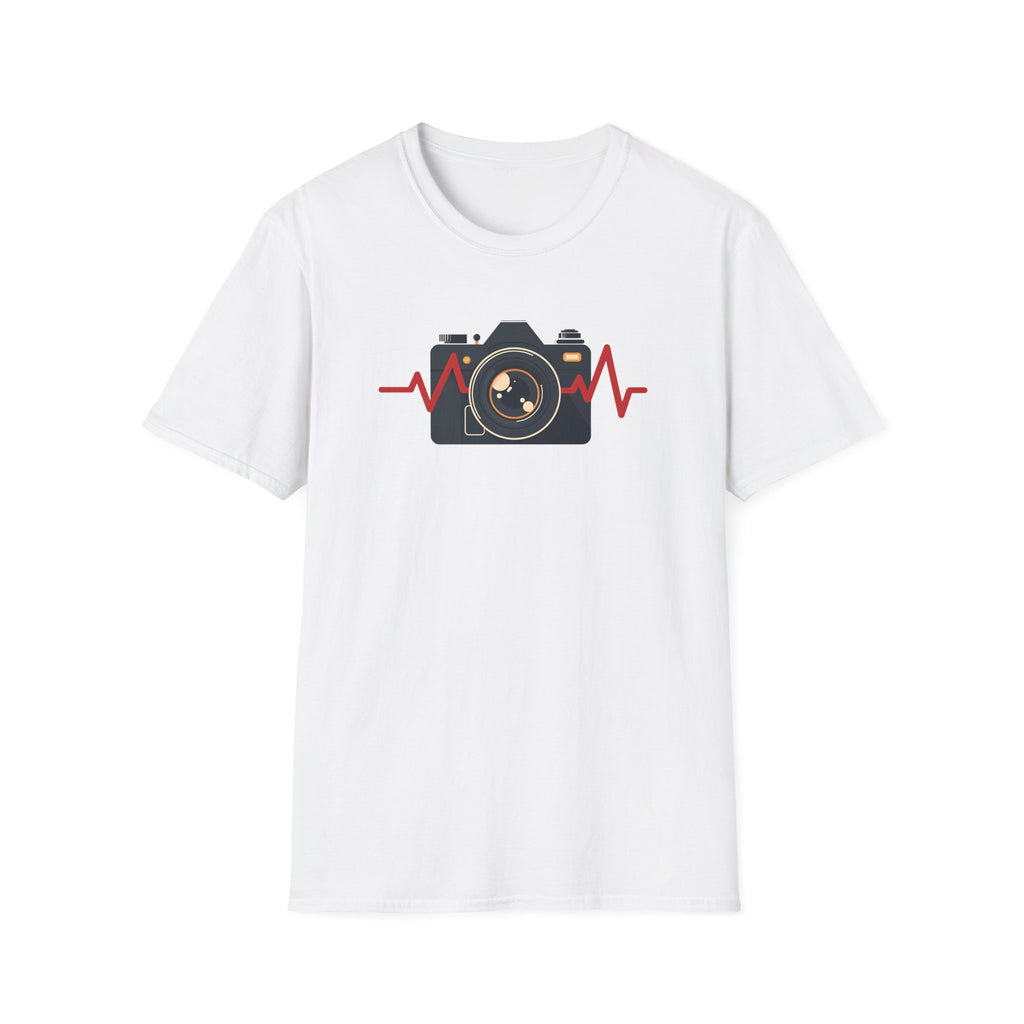 Red heartbeat with Camera T-Shirt