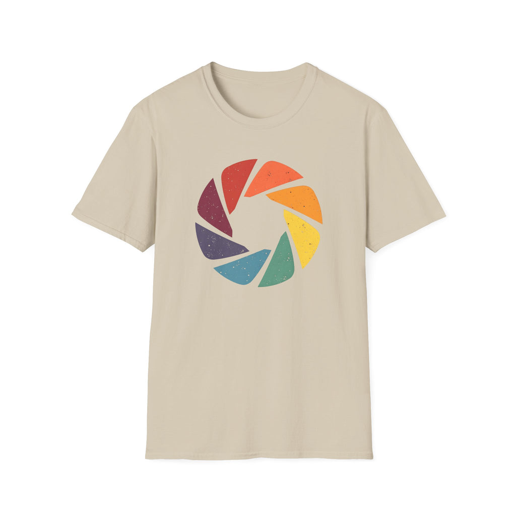 Coloured Camera Aperture T-Shirt