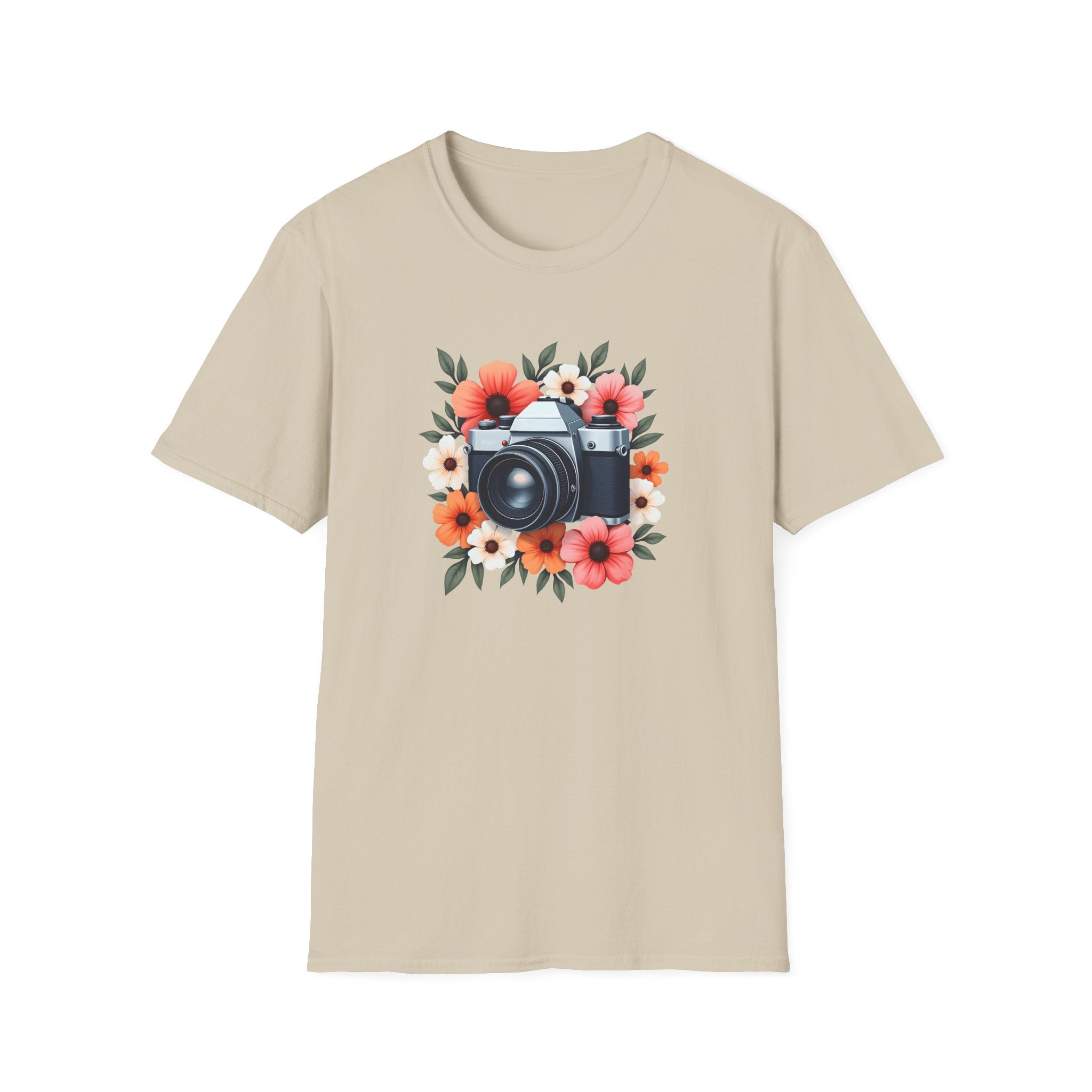 Camera Flowers T-Shirt