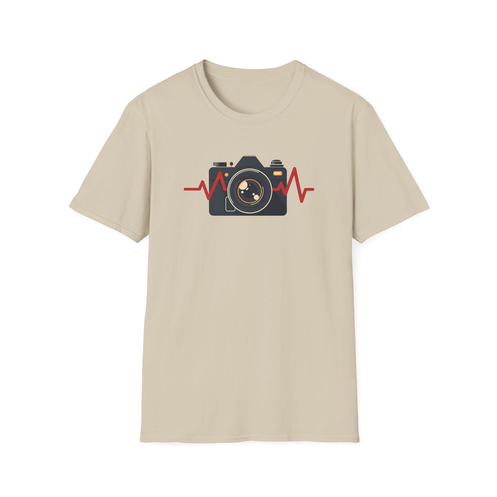 Red heartbeat with Camera T-Shirt