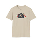 Red heartbeat with Camera T-Shirt