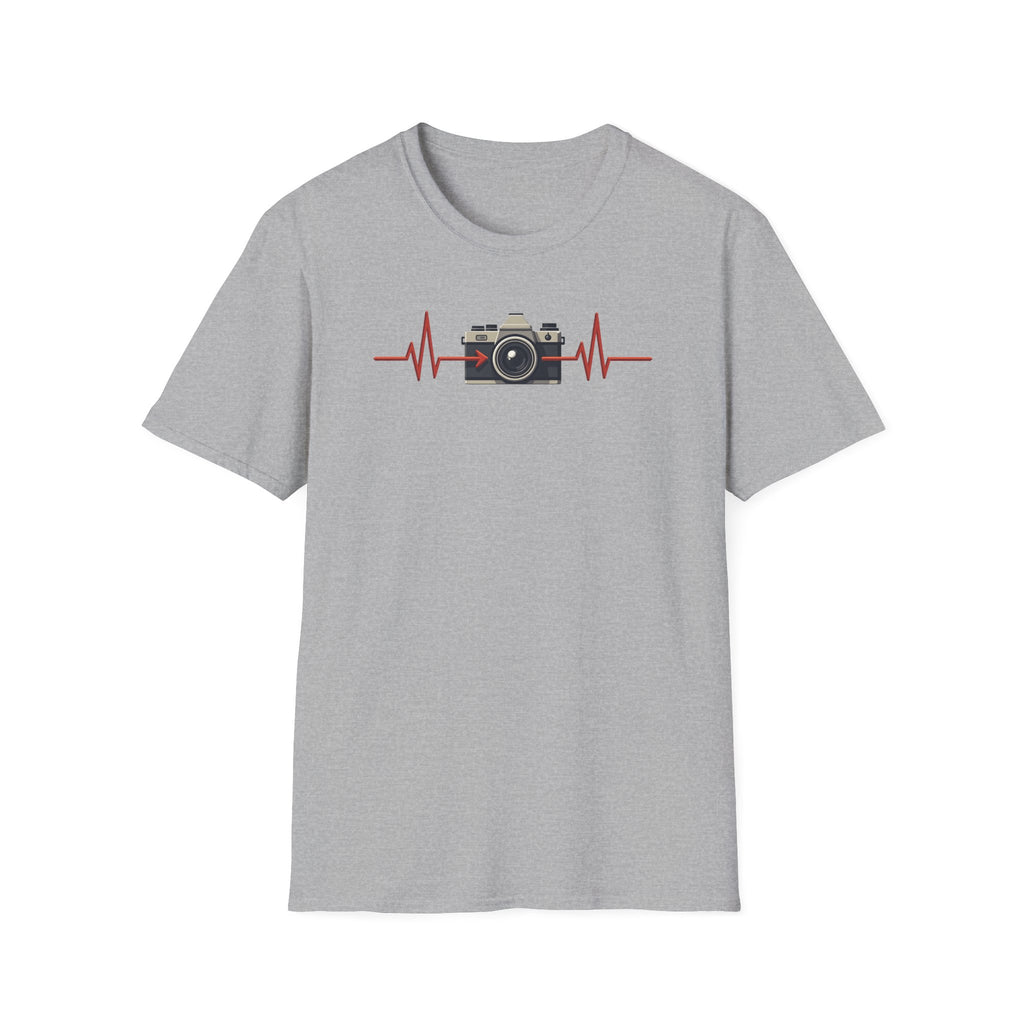 Silver Heartbeat with Camera T-Shirt