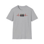 Silver Heartbeat with Camera T-Shirt