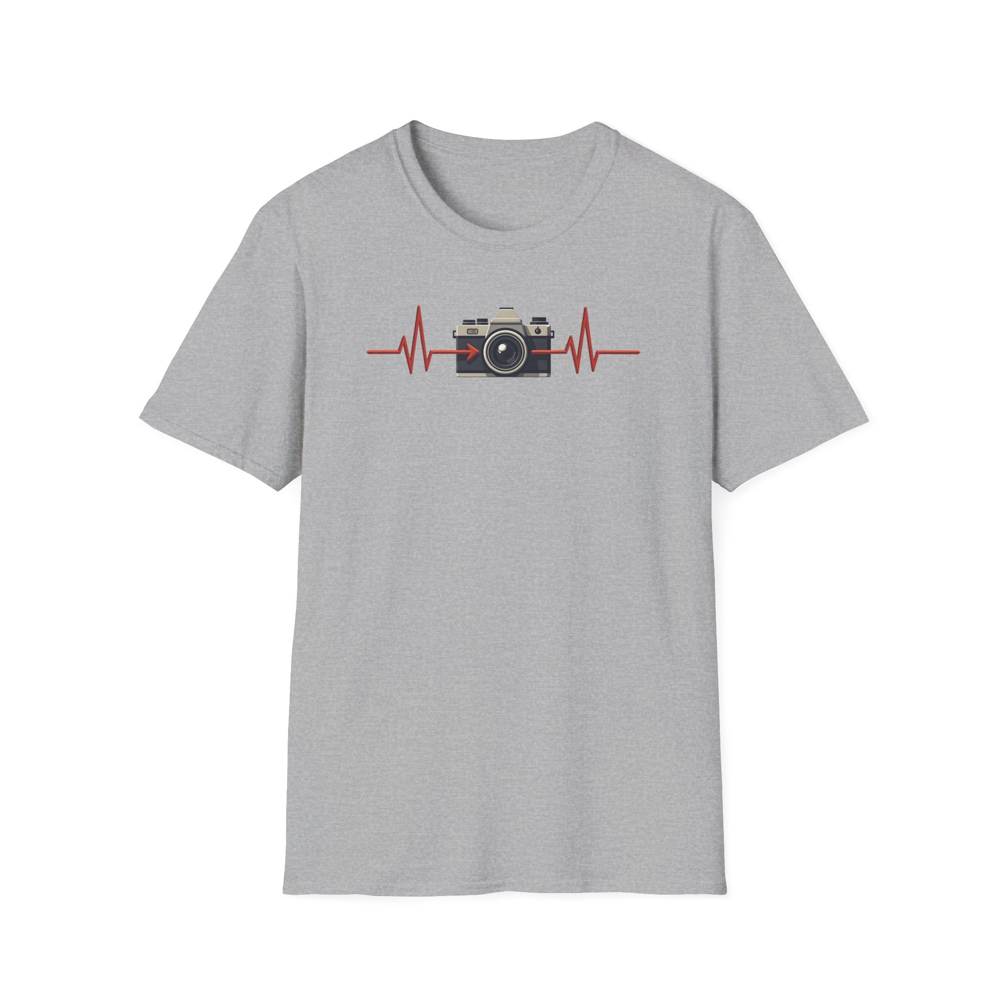 Silver Heartbeat with Camera T-Shirt