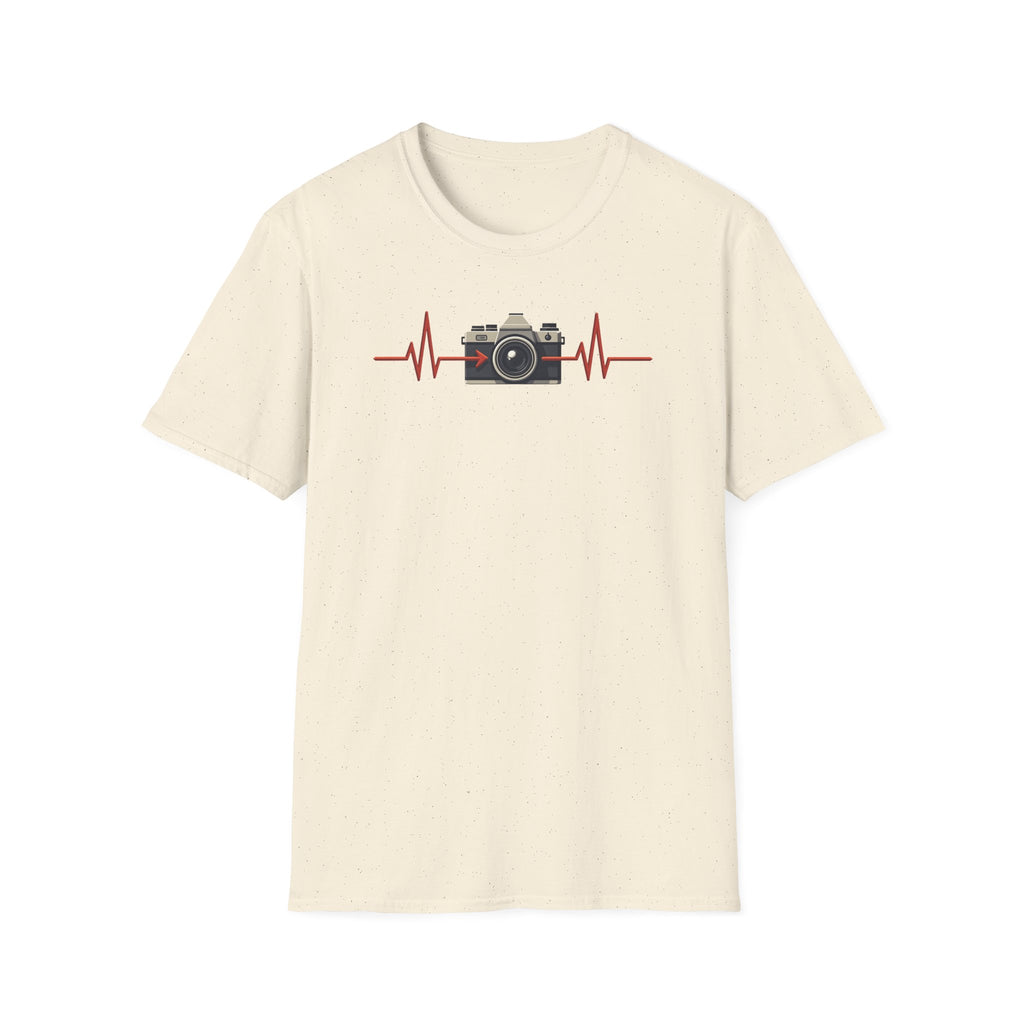 Silver Heartbeat with Camera T-Shirt