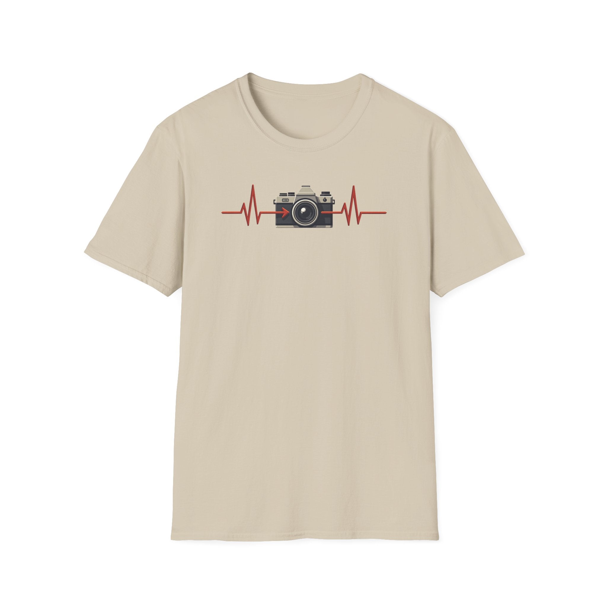 Silver Heartbeat with Camera T-Shirt