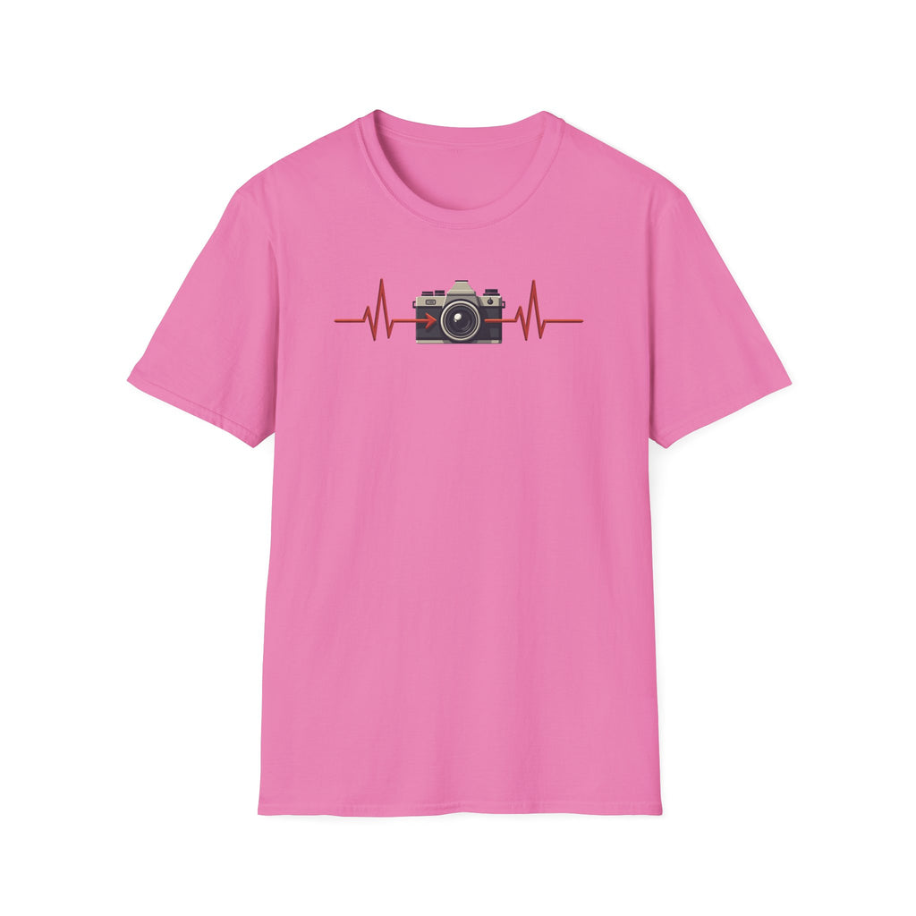 Silver Heartbeat with Camera T-Shirt