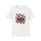 Camera in Poppies T-Shirt