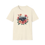 Camera and Flowers T-Shirt