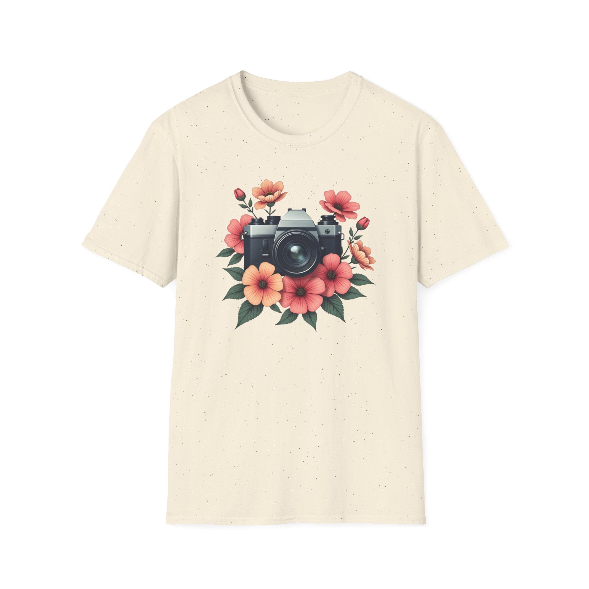 Camera and Flowers T-Shirt