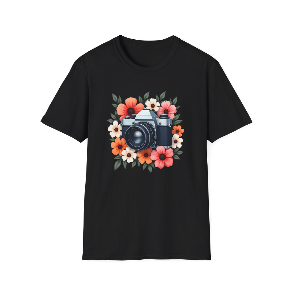 Flowers and Camera T-Shirt