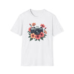Camera and Flowers T-Shirt
