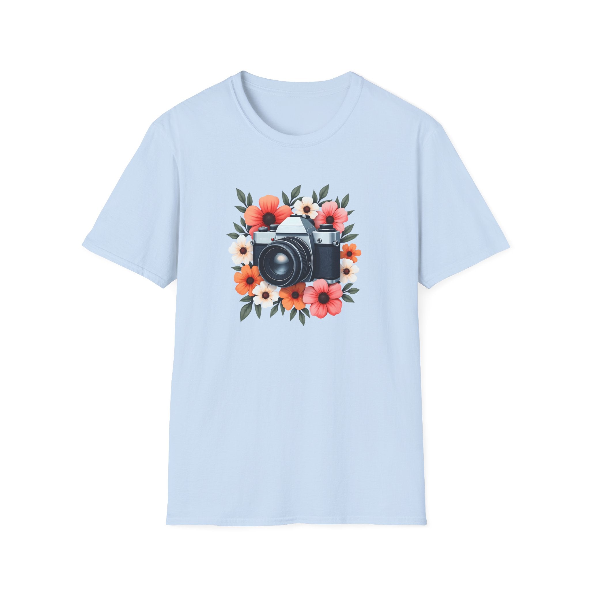 Camera Flowers T-Shirt