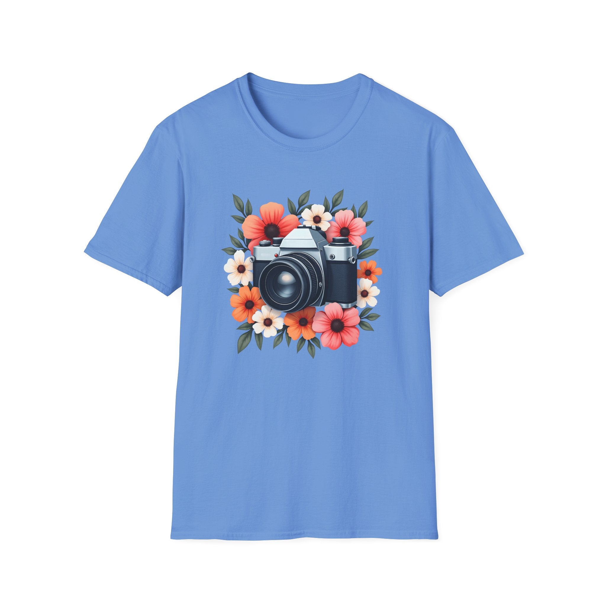 Flowers and Camera T-Shirt