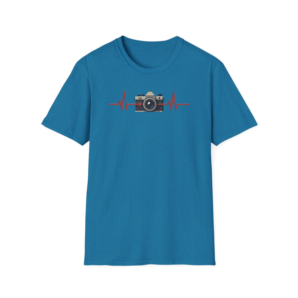 Silver Heartbeat with Camera T-Shirt