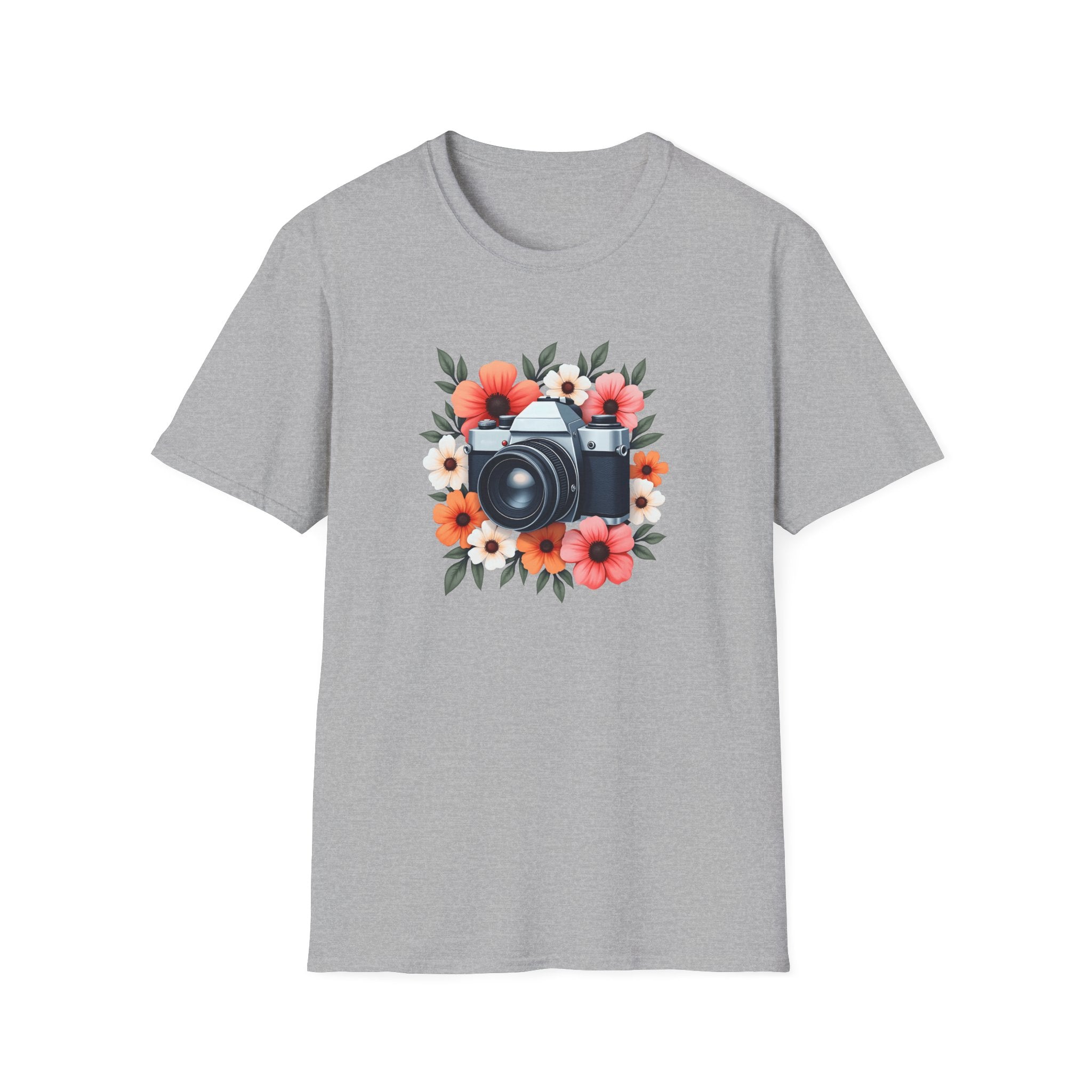 Camera Flowers T-Shirt