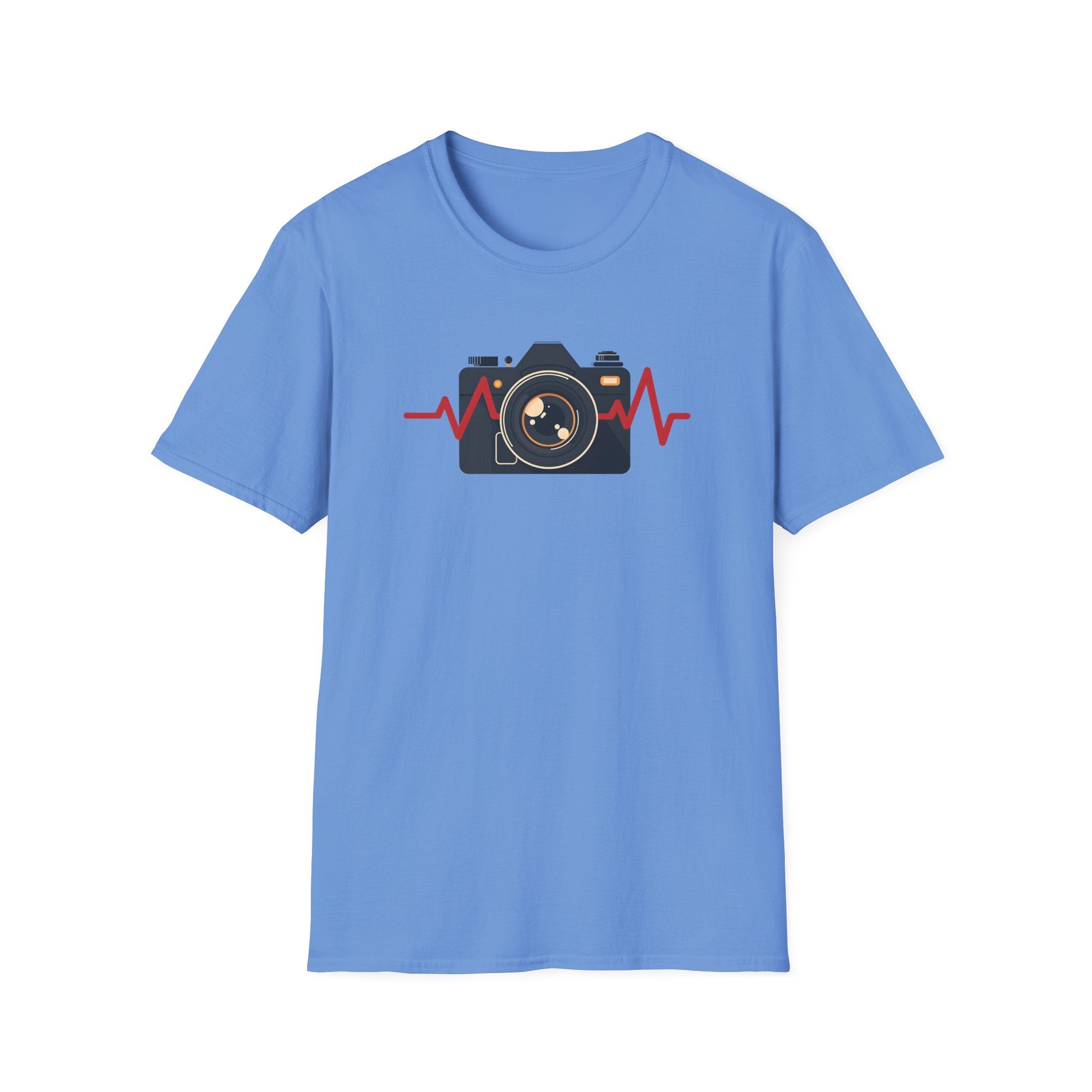 Red heartbeat with Camera T-Shirt