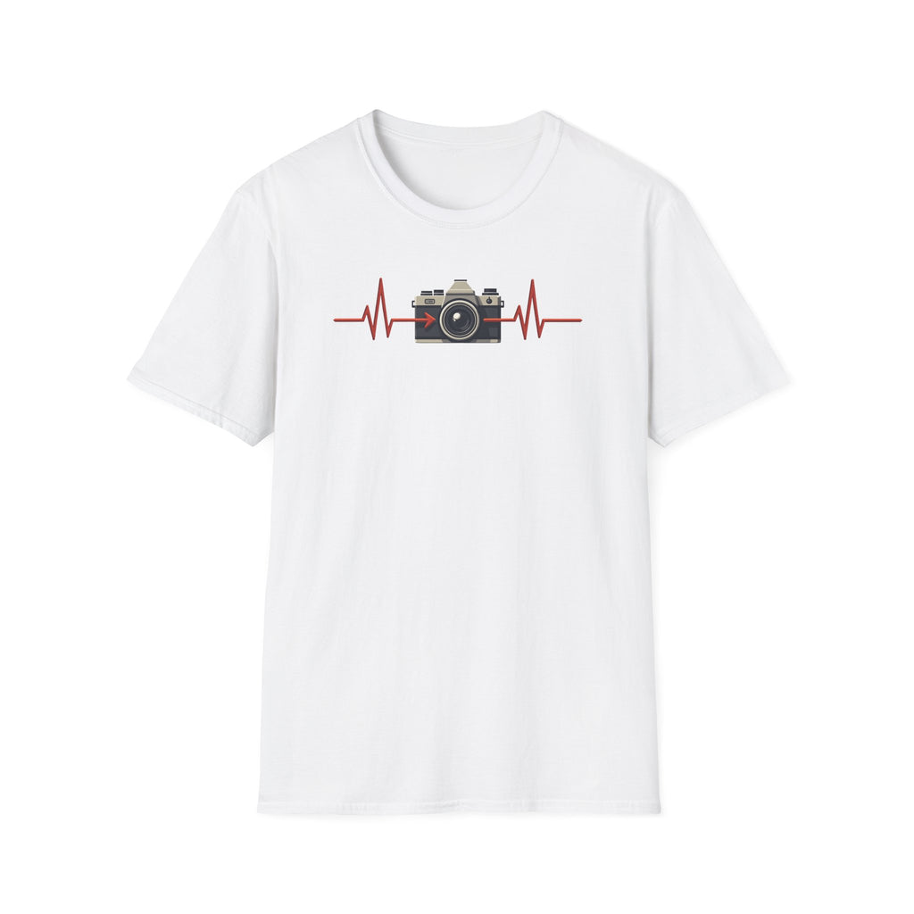 Silver Heartbeat with Camera T-Shirt
