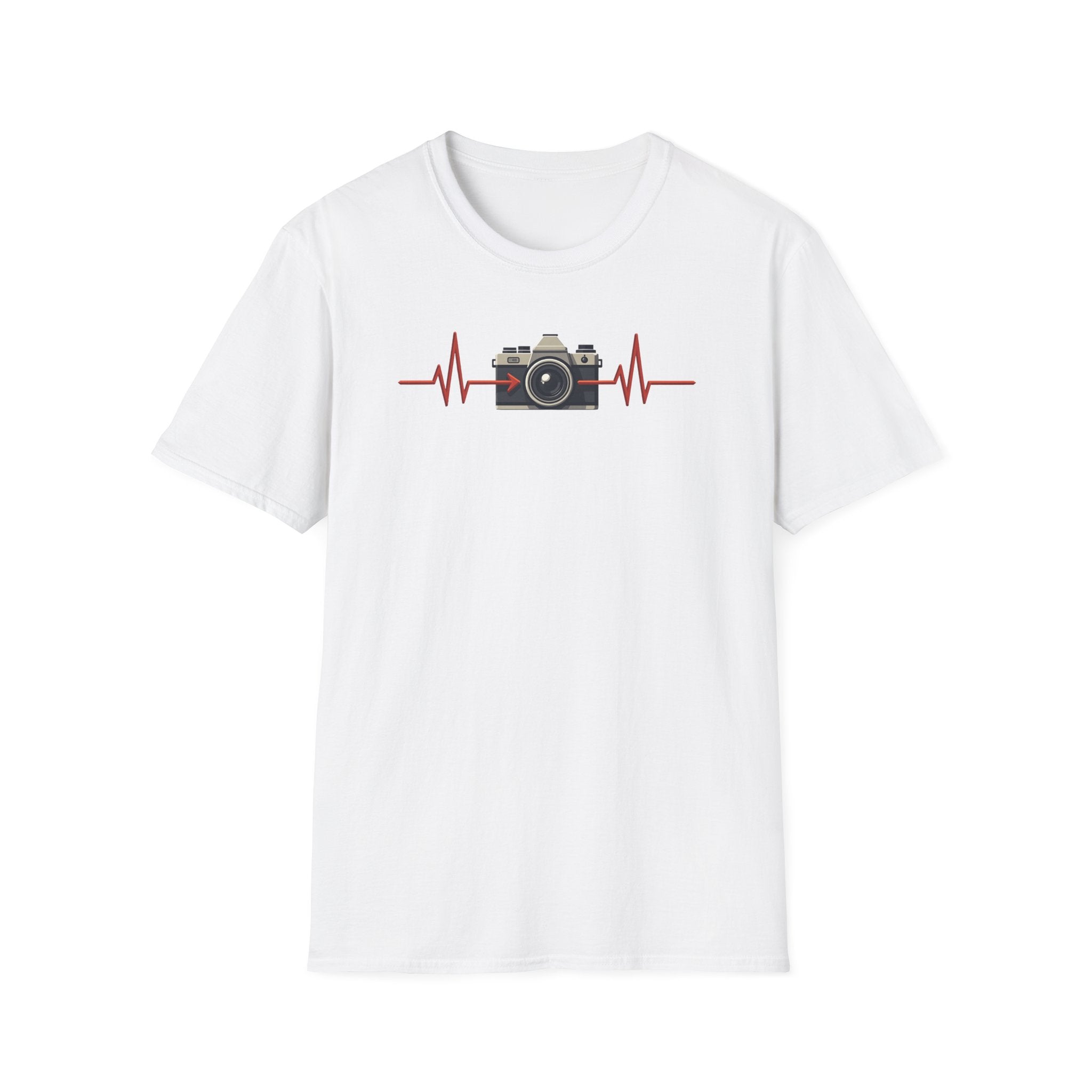 Silver Heartbeat with Camera T-Shirt