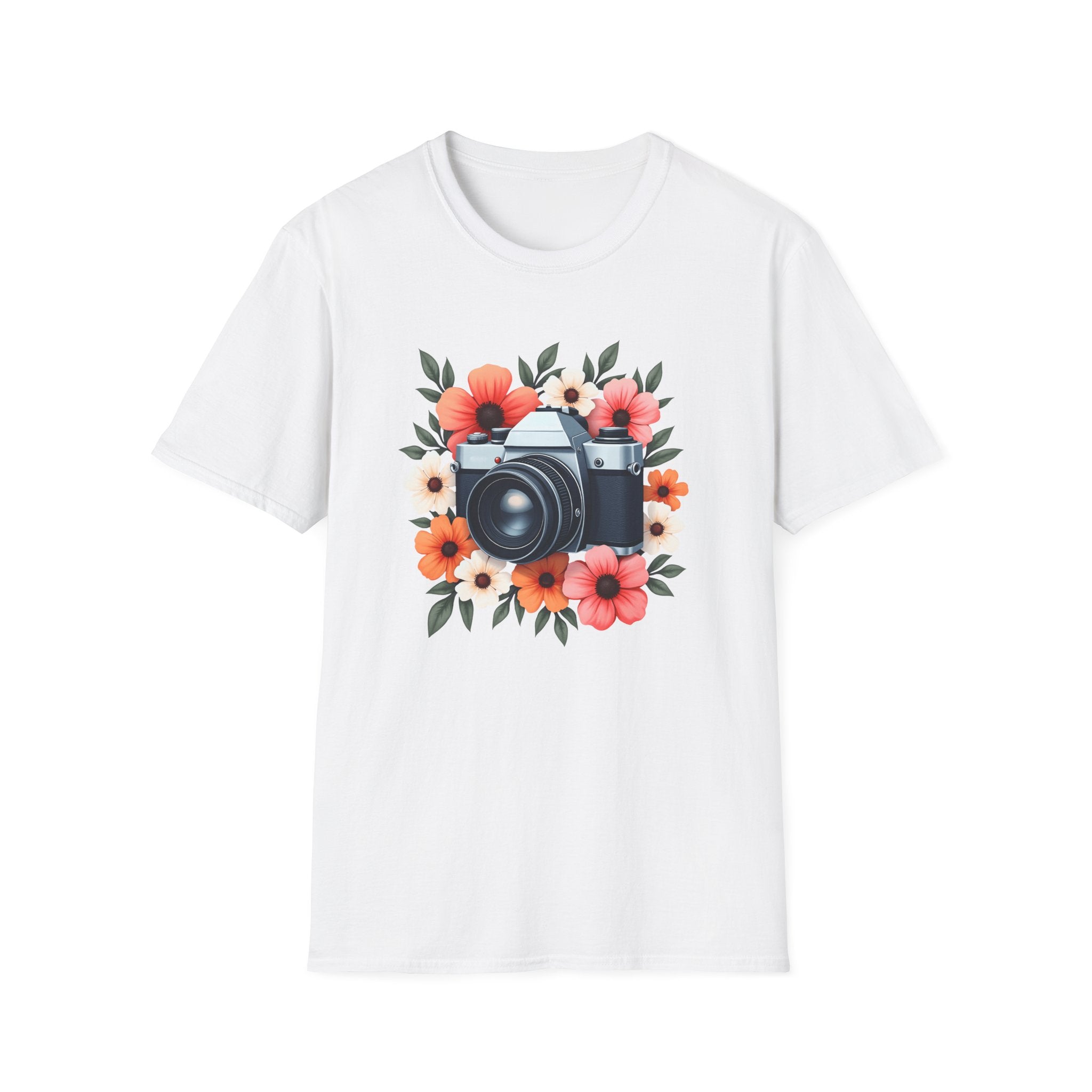 Flowers and Camera T-Shirt