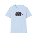 Red heartbeat with Camera T-Shirt