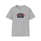 Red heartbeat with Camera T-Shirt