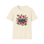Camera in Poppies T-Shirt