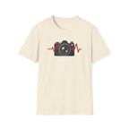 Red heartbeat with Camera T-Shirt