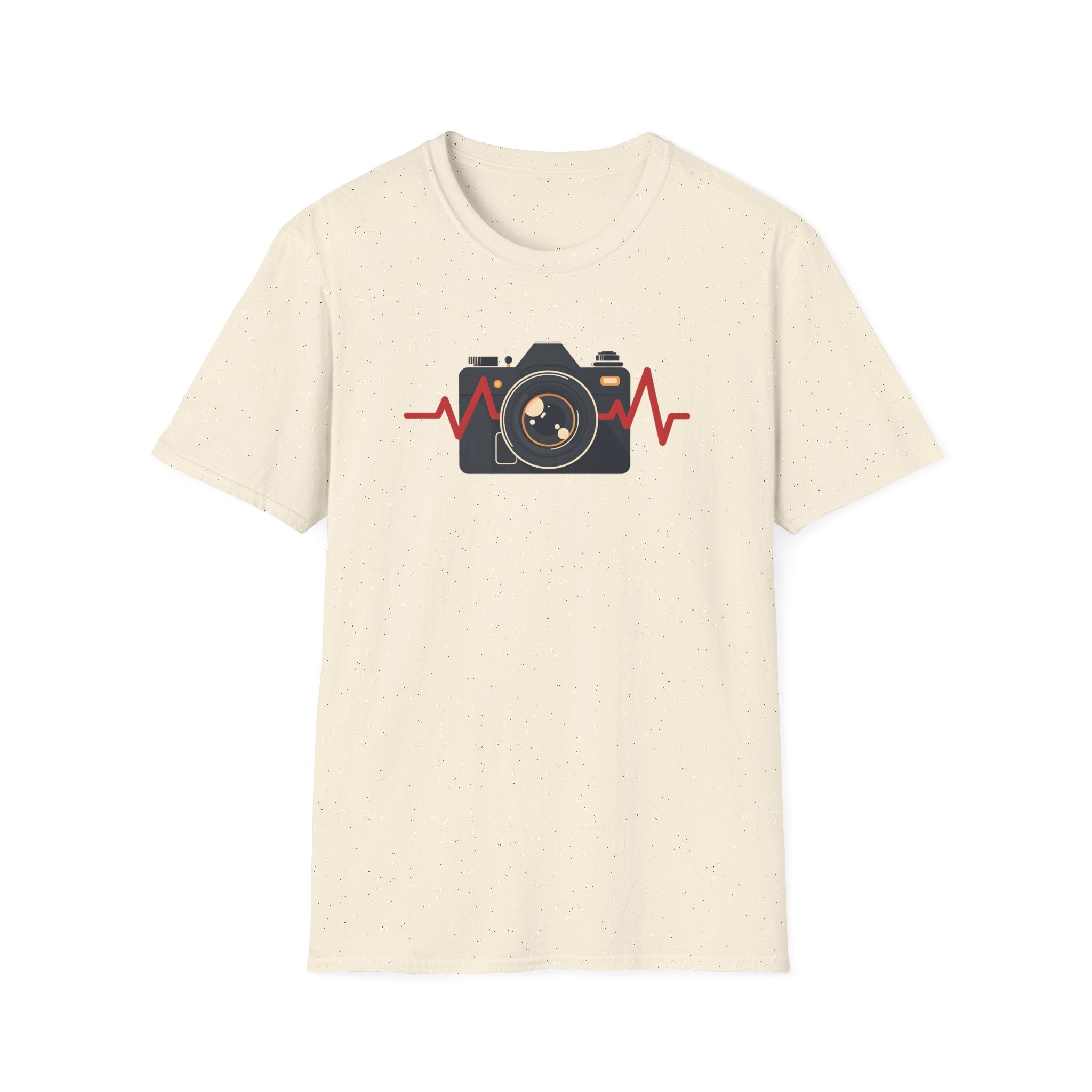 Red heartbeat with Camera T-Shirt