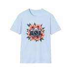 Camera in Poppies T-Shirt