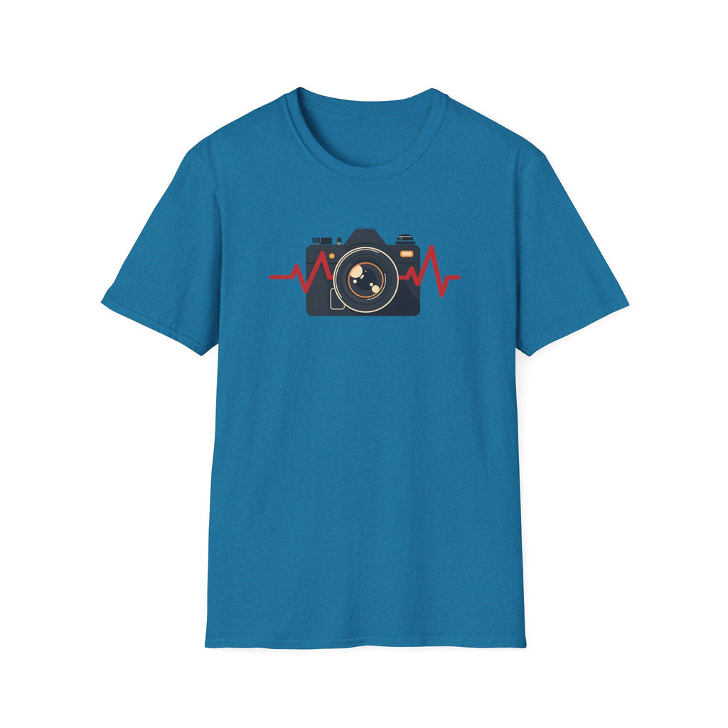 Red heartbeat with Camera T-Shirt