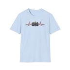 Silver Heartbeat with Camera T-Shirt