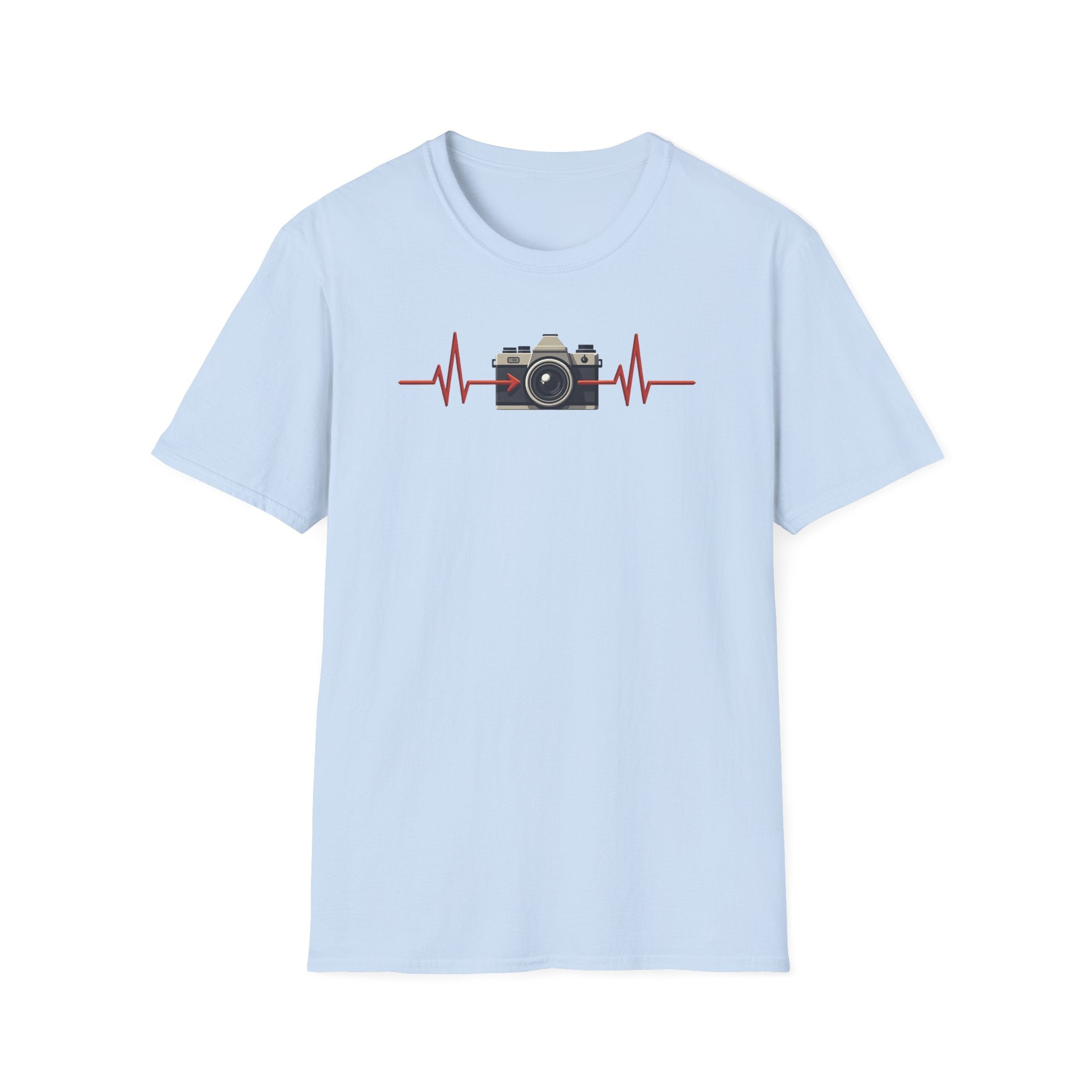 Silver Heartbeat with Camera T-Shirt